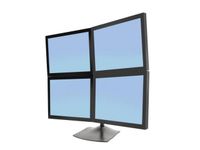 Monitorstandaard Ds100 Quad 2X2 Lcd Desk Stand 4 schermen zwart
