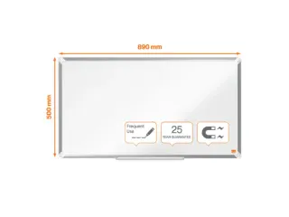 Whiteboard Nobo Premium Plus Widescreen 50x89cm emaille - 3