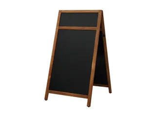 Europel Krijtstoepbord met Topbord 660 x 1280 mm Natural - 2