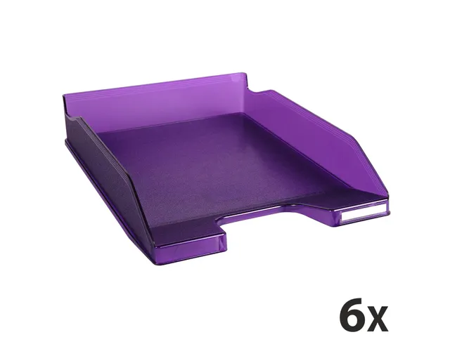 Brievenbak COMBO MID I violet transparant