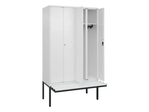 locker voor scheiding van kleding,HxBxD 2120x1200x815mm,4vak