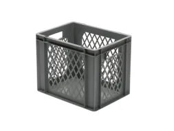 Euronorm-Stapelbak 29l H X L X B 320x400x300mm Grijs
