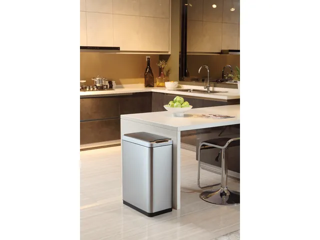 Stijlvolle Afvalbak Phantom Sensor Bin 30 Liter Mat Rvs Zwart