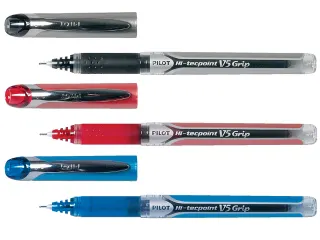 Rollerpen Pilot Hi-Tecpoint V5 Grip 0.5mm Fijne punt Blauw - 2