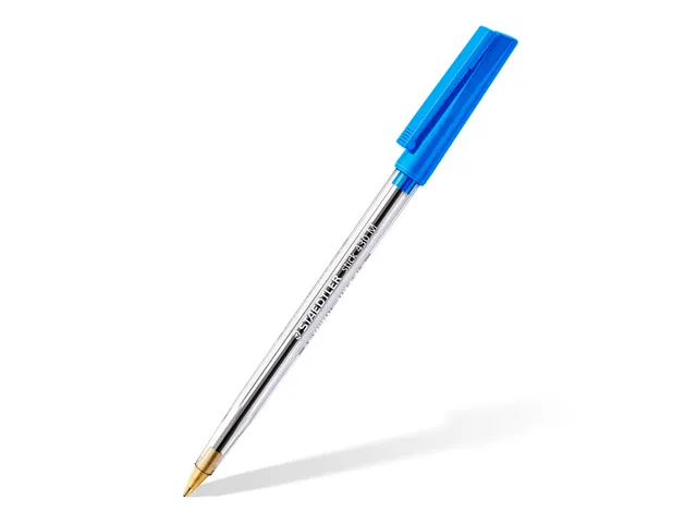 Balpen Staedtler Stick 430 blauw medium