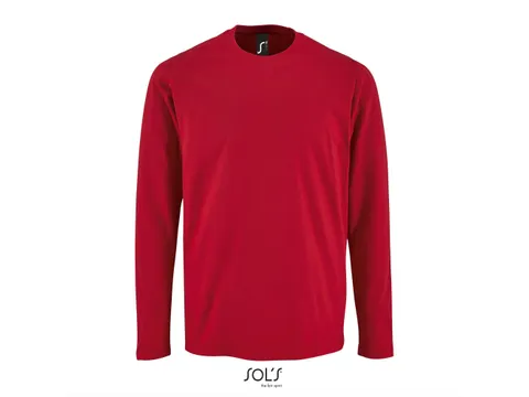 Sol's Imperial T-shirt met lange mouwen, rood, maat S, per stuk