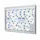 Outdoor mededelingenbord 21x A4 met logopaneel LED verlicht