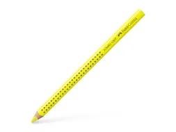 Kleurpotlood Faber-Castell Jumbo GRIP 04 lichtgeel