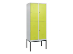 dubbeldekse locker,HxBxD 2120x800x500mm,2x2vak.,vak B 400mm
