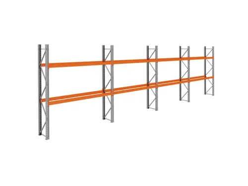 palletstelling,basis+3xaanbouw,HxBxD 3360x11300x750mm,vakl. 3000kg