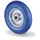 Wiel 200kg Øxb 400x100mm Pu-Band Velg Van Staalplaat Lijnprofiel