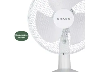 Tafelventilator BRASQ F400 Ø 30cm wit - 6