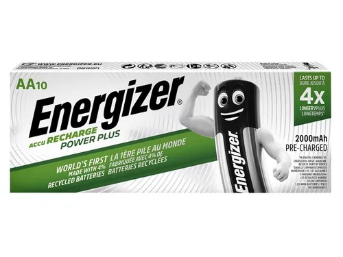 Batterij oplaadbaar Energizer 10x AA 2000mAh