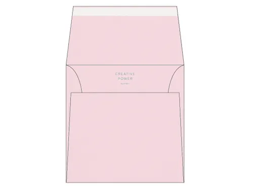 Envelop 170x170mm Baby Roze 120 Gram 250 Stuks