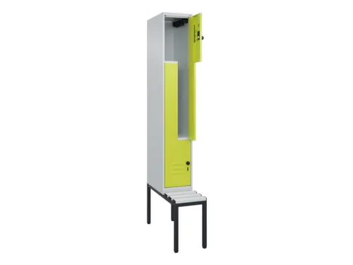 Z-garderobekast,HxBxD 2120x300x815mm,2vak,vak B 300mm,draaigrendel