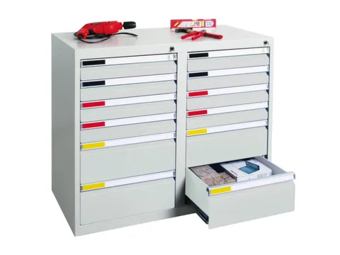 ladekast HxBxD 900x1000x500mm 12laden zware lasten RAL7035