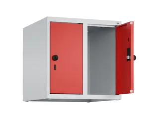 opzetkast,v. locker,2vak.,vak B 250mm,HxBxD 500x500x500mm,vleugeldeur - 2