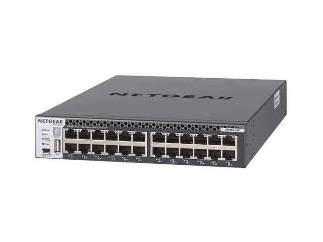 NETGEAR XSM4324CS, Managed, L3, 10G Ethernet (100/1000/10000), Rack-mo