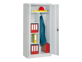 dossier-/kledingkast,HxBxD 1950x1000x500mm,RAL7035,front RAL7035 - 2