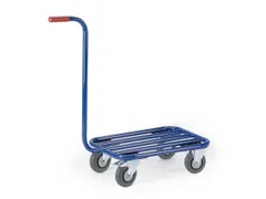 Chariot à timon force 200kg plateau Lxl 600x500mm H charge 190mm