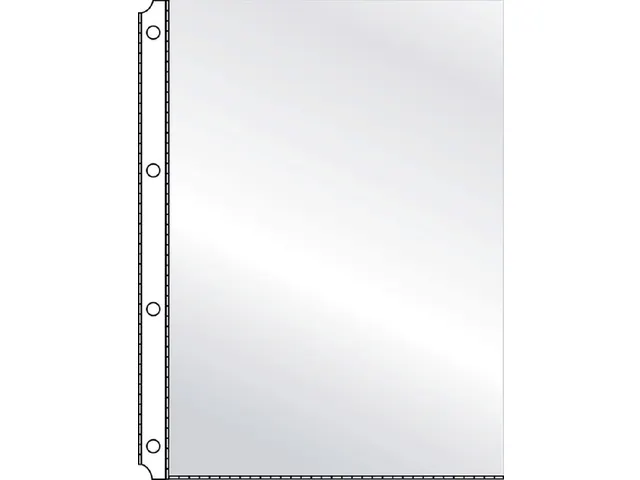 Showtas Quantore A4 4-gaats PP 0.08mm glad 100 stuks