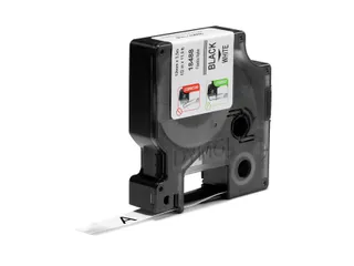 Labeltape Dymo Rhino 18488 Nylon 12mmx3.5m Zwart Op Wit - 4