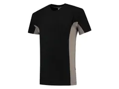 Tricorp TT2000 102002 Bicolor T-shirt, zwart/antraciet, maat S, per st