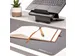 Sous-main de bureau Breyta 80x40cm Gris