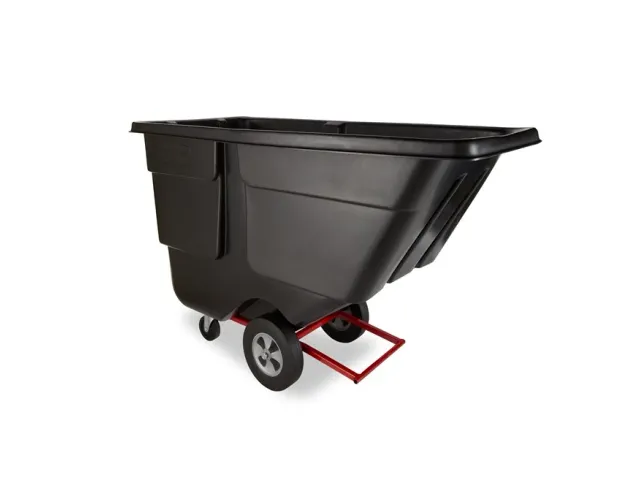Rubbermaid Commercial Utility Tilt Truck 760 liter zwart Kantelwagen