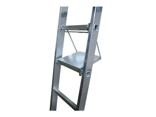 Inhangtrede,V. Staande Ladder Met Sporten,Draagverm. 150Kg,Aluminium
