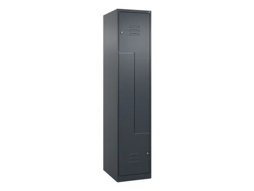 Z-garderobekast,HxBxD 1850x400x500mm,vak B 200/400mm,cil.-slot