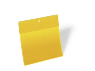 Neodymium magnetische documenthouder A5 liggend formaat Geel - 1