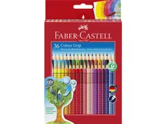 Kleurpotlood Faber-Castell Grip 2001 etui 36 stuks