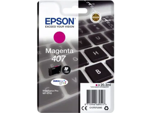 Inktcartridge Epson 407 T07U340 rood C13T07U340