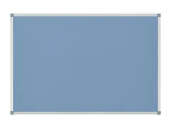 Prikbord MAULstandaard 90x120cm Textiel Lichtblauw