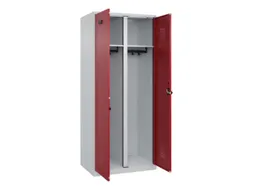 locker voor scheiding van kleding,HxBxD 1850x800x500mm,2vak