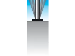 Afzetpaal Zelfoprichtend Staalbuis H 900Mm Met Pluggen Te Bevestigen - 3