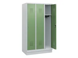 schoollocker,HxBxD 1630x900x500mm,3vak,vak B 300mm,cil.-slot,sokkel