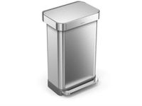 Afvalemmer Liner Pocket 45 Liter Zilver