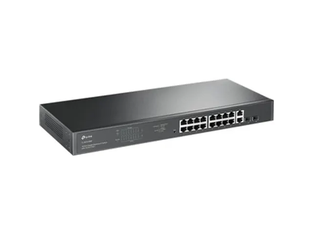 18-Poorts Gigabit Rackmount Switch with 16-poorts PoE