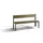 omkleedbank,HxLxD 796x1500x407mm,HPL eiken-sereno,frame staal RAL7021