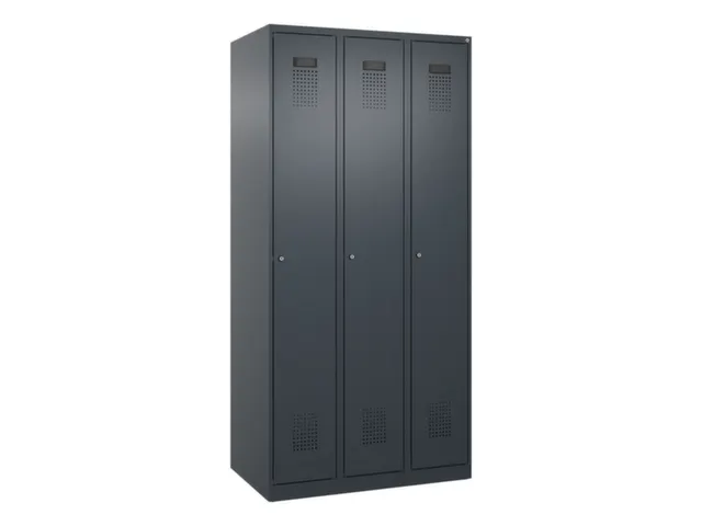 locker voor scheiding van kleding,HxBxD 1850x900x500mm,3vak