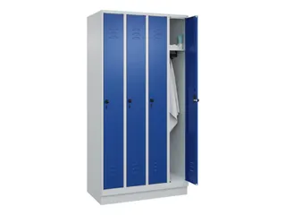 locker,HxBxD 1950x1000x500mm,4vak,vak B 250mm,draaigrendel,sokkel - 3