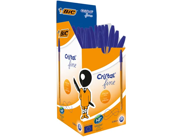Balpen Bic Cristal fijn blauw