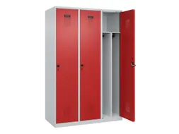 locker voor scheiding van kleding,HxBxD 1850x1200x500mm,3vak
