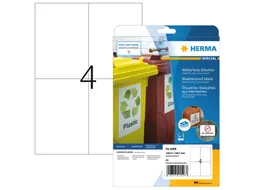 HERMA 4598 Weerbestendige Inkjet-etiket A4 105x148mm Wit 40 stuks