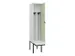 locker met bank,voor scheiding van kleding,HxBxD 2120x400x815mm,1vak
