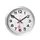 Wandklok NeXtime dia. 19cm, geborsteld aluminium, 'Station' cijfers