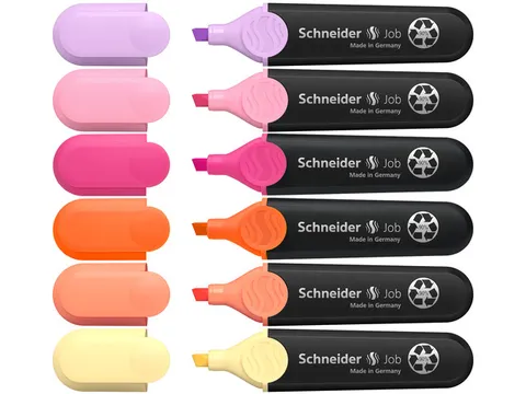 Markeerstift Schneider Job sunset dreams kartonetui a 6 stuks