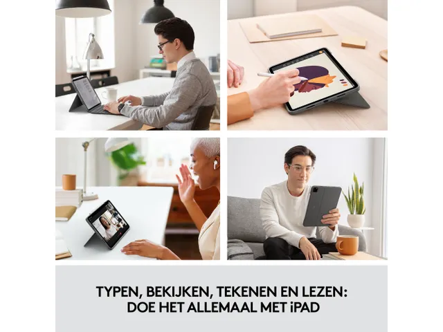 Logitech Combo Touch Toetsenbord iPad Pro (1,2,3gen) 11-inch QWERTY US
